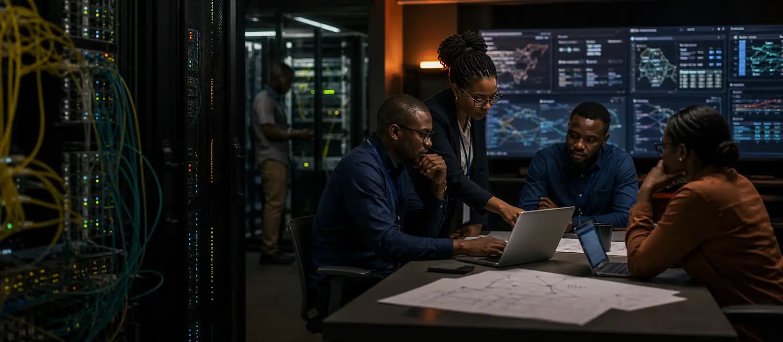 Analystes africains suivant des alertes ransomware, défacements et signaux d'identité exposée.